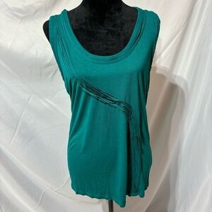 2/$30 Isabella Rodriguez Teal Sleeveless Tank Top Size XL